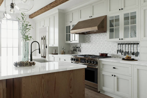 Hardwood kitchen floor Hampton